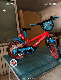 Bici spiderman 14” nuova