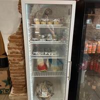 Frigo vetrina alto circa 185 cm bianco