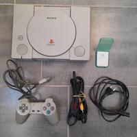 playstation 1 + memory card