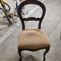 6 Sedie antiche primi 900