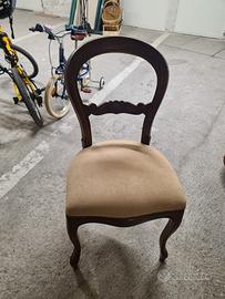 6 Sedie antiche primi 900