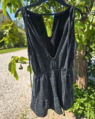 Vestito Subdued grigio scollato XS