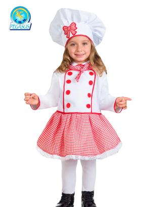 vestito di carnevale cuoca 1/2 anni