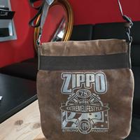 Borsa Cuoio tracolla Zippo originale