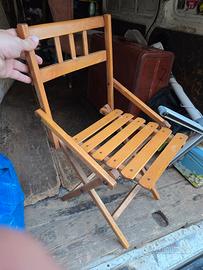 sedia sediolino spiaggina pieghevole