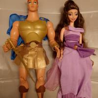 Set Vintage Hercules & Megara Disney Mattel 1997