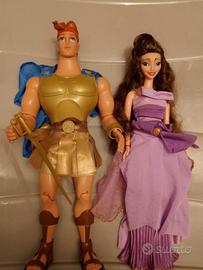 Set Vintage Hercules & Megara Disney Mattel 1997