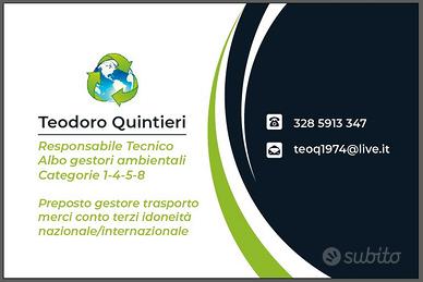 Responsabile tecnico gestione rifiuti