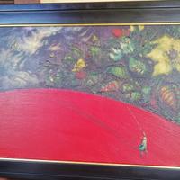 Quadro Bimba con le Trecce e Aquilone