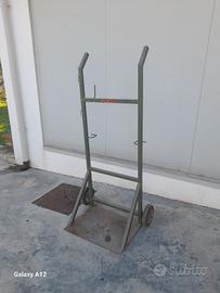 Carrello bombole argon acetilene