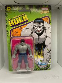 Marvel Legends Retro Hulk Grigio Kenner NUOVO