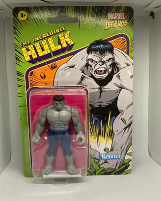 Marvel Legends Retro Hulk Grigio Kenner NUOVO