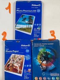 Carta fotografica a getto di inchiostro