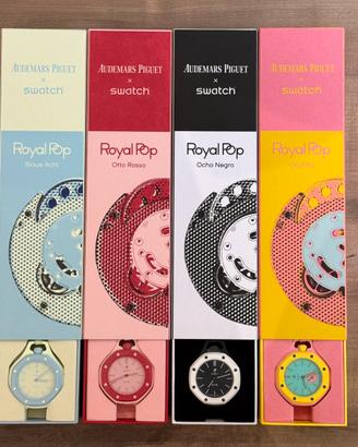 Audemars Piguet x Swatch Royal pop 4 modelli