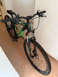 MTB  Sierra nera/blu/verde in alluminio - nuova