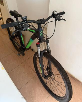 MTB  Sierra nera/blu/verde in alluminio - nuova