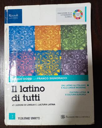 libro Il latino di tutti volume unico sansoni