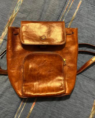 Zaino in pelle Vintage Di Berardino Made in Italy