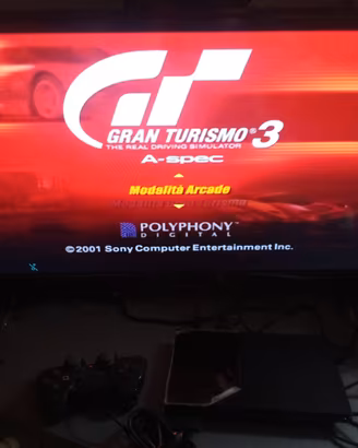 PS2 Slim SCPH-90004 CB + Grand Turismo 3 A-Spec