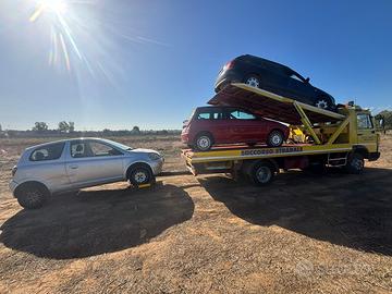 Carro/bisarca 2pianali forca gru pari al nuovo