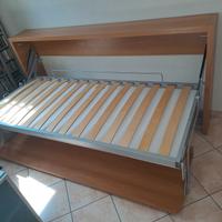 letto a scomparsa Joker Colombo singolo con scriva