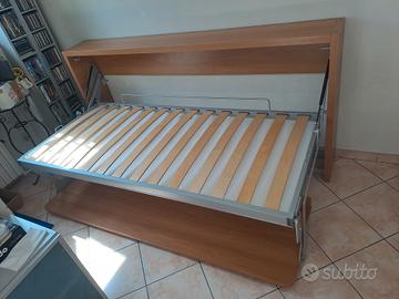 letto a scomparsa Joker Colombo singolo con scriva