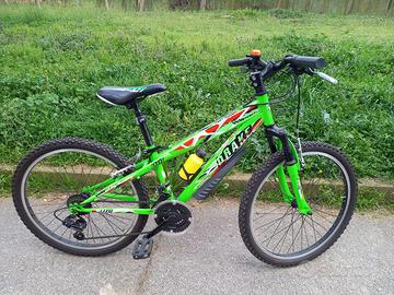 Bici Mountain bike verde ragazzo ruota 24 come nuo