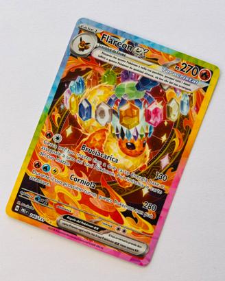 Carta Pokemon Flareon Ex Evoluzioni Prism. 146/131
