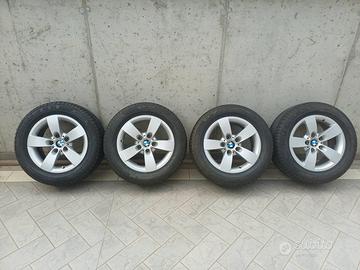 set cerchi in lega BMW 7Jx16 IS20 + pneumatici 