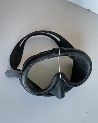 Cressi-Sub maschera subacquea vintage – Tempered G