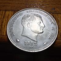 Moneta Napoleone I - 5 Lire 1812 - Zecca Milano - 