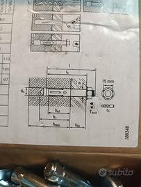 Tasselli ancoraggio in acciaio 