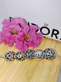 charm pandora originali argento 925 openwork