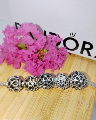 charm pandora originali argento 925 openwork