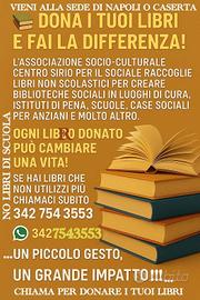 DONA I TUOI LIBRI NO SCOLASTICI