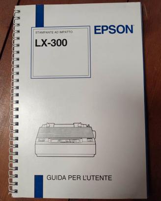 Manuale D' uso Epson LX-300