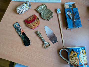 gufi e gufetti, oggetti vari