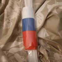 lotto 8 bandierine a cannuccia russia