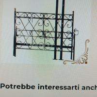 Letto matrimoniale in ferro  battuto