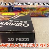 SET DI 5 SCATOLE PETARDI