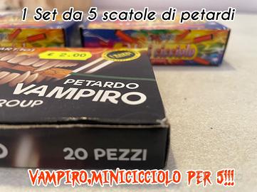 SET DI 5 SCATOLE PETARDI