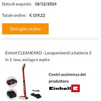 lavapavimenti ehinell batteria