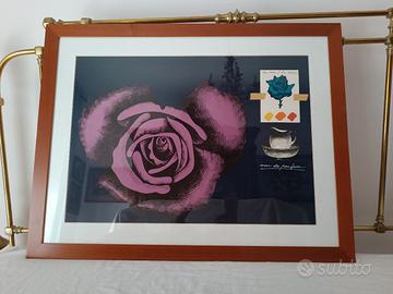 a litografia di Concetto Pozzati