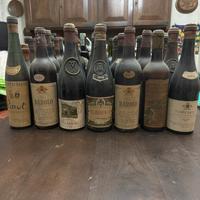 Bottiglie di vino datate