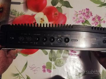 dvd con cassetta e amplificatore pionner 