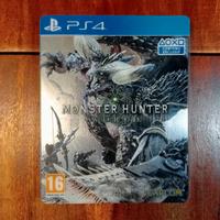 Monster hunter world ps4 PlayStation 4 steelbook