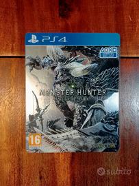 Monster hunter world ps4 PlayStation 4 steelbook