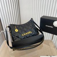 Borsa portamonete dorata Chanel