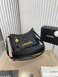 Borsa portamonete dorata Chanel