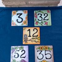 Numero Civico Mattonella Decorazione Personalizzat